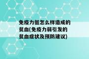 免疫力低怎么样造成的贫血(免疫力弱引发的贫血症状及预防建议)