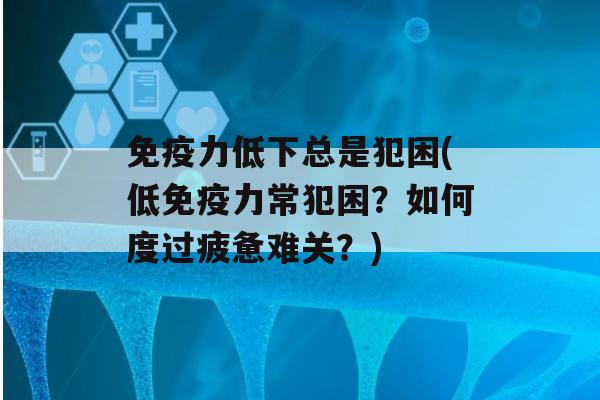 力低下总是犯困(低力常犯困？如何度过疲惫难关？)