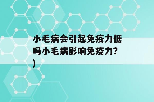 小毛会引起力低吗小毛影响力？)